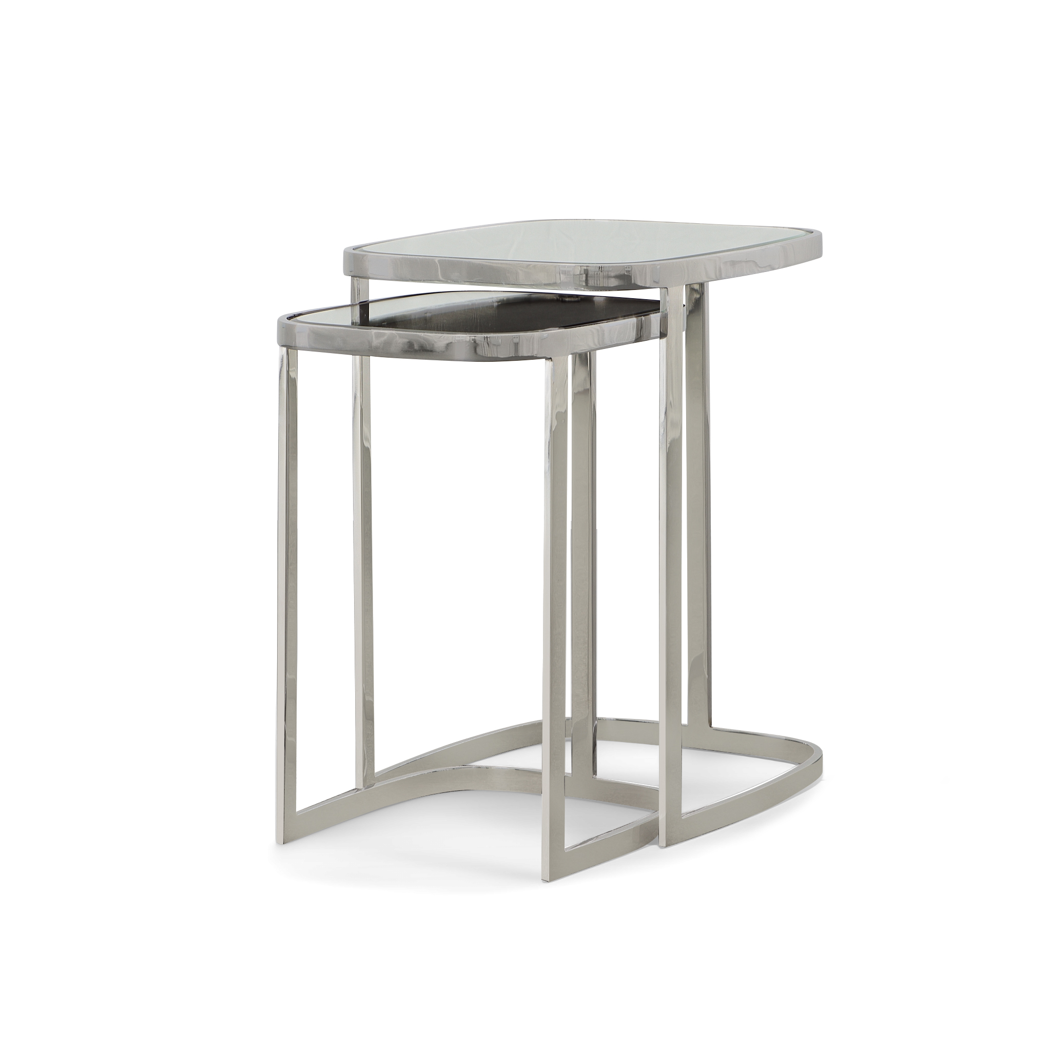 SF6089 Bohdi Nesting Tables Polished Nickel