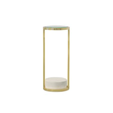 Vista Spot Table - Polished Brass