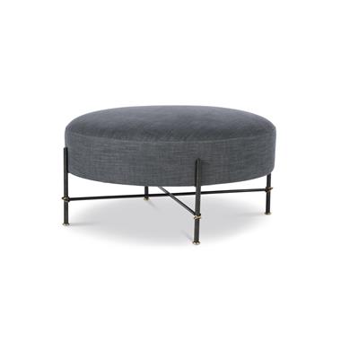 Dominique Round Ottoman