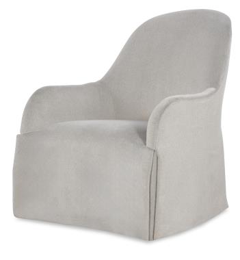 Auguste Skirted Swivel Chair