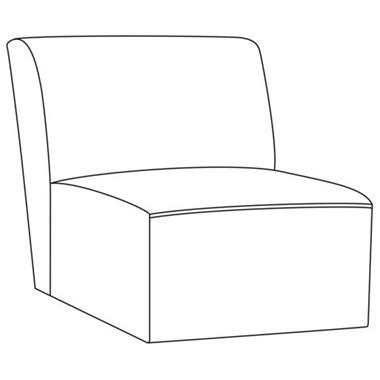 Haussman Armless Chair