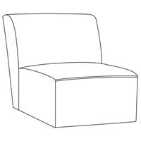 Haussman Armless Chair